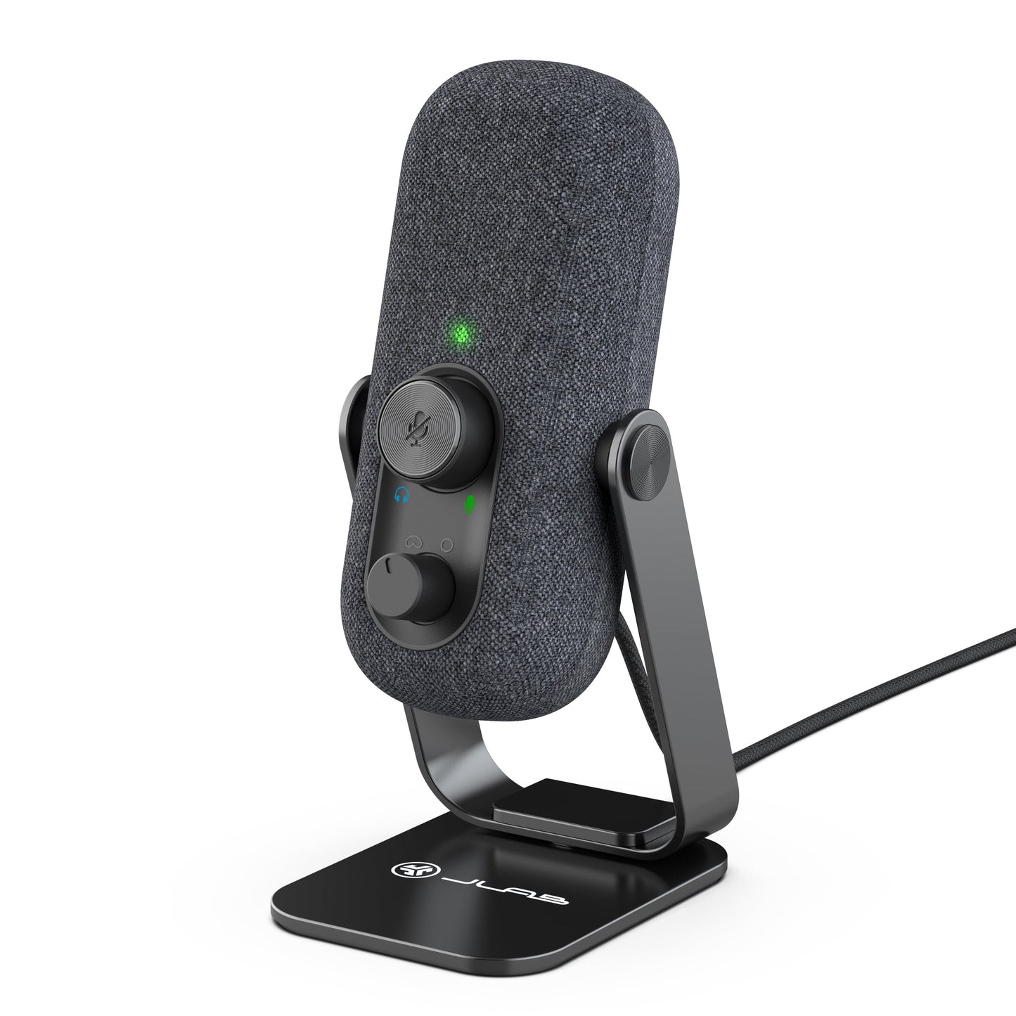 Audio GO Talk USB Desktop Microphone with Dual Condenser Technology for Studio-Quality Recordings and Broadcasts