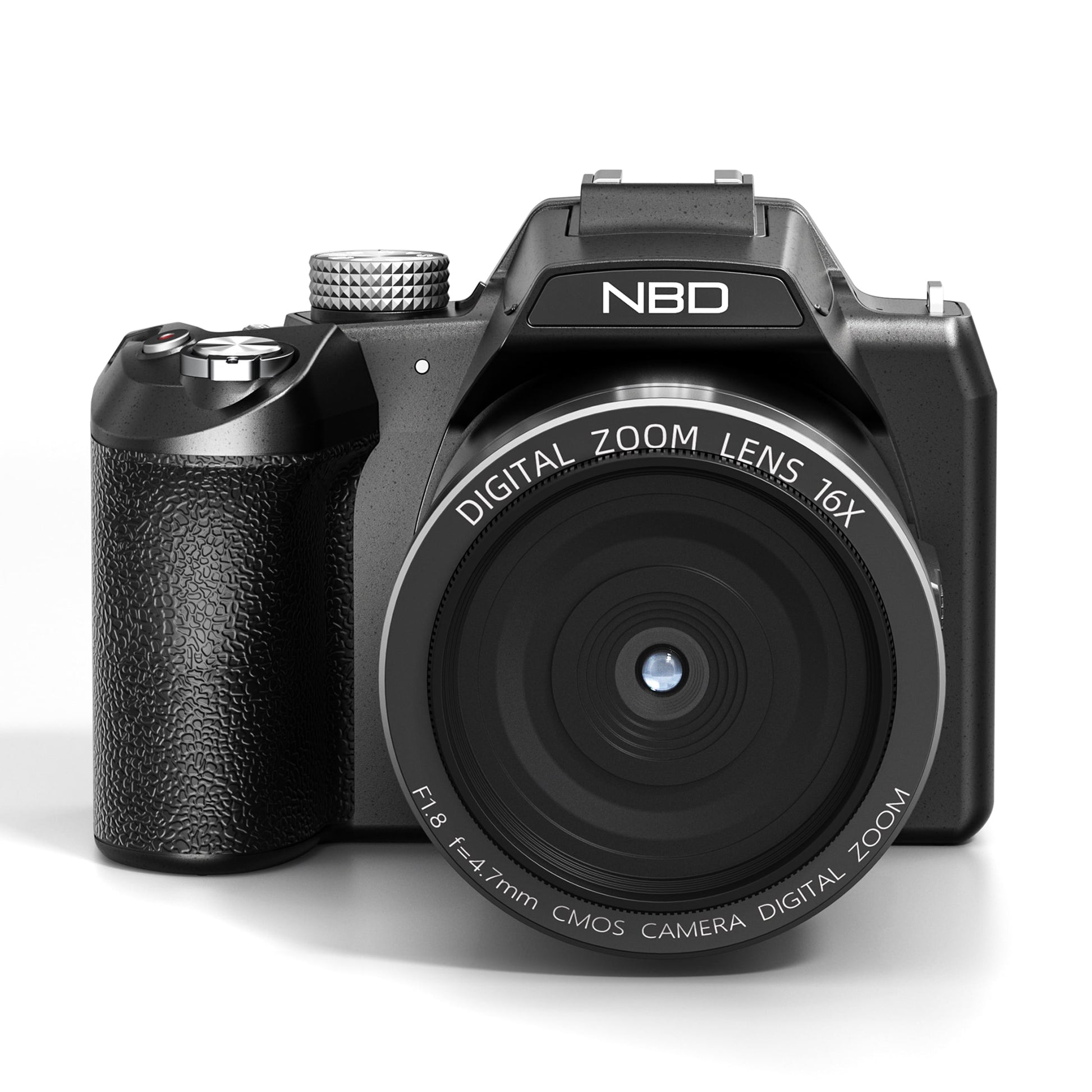 4K 64MP Digital Camera with 16X Zoom and 32GB SD Card - Black