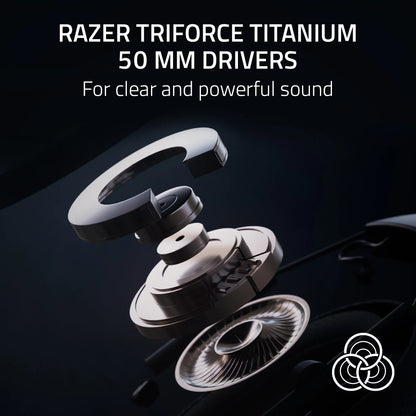 Blackshark V2 Pro Wireless Gaming Headset for PC - 2.4GHz & Bluetooth, Hyperspeed Wireless, 70-Hour Battery Life, Lightweight Design, Black
